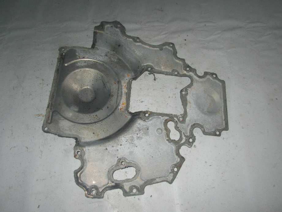 крышка плиты двигателя нижняя D12A б/у \ коррозия - 1